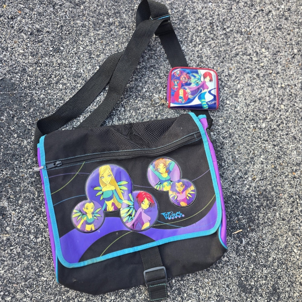 Disney W.I.T.C.H original Series Messenger Bag And Wallet Bundle